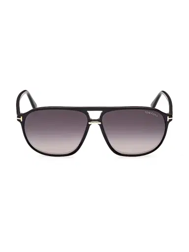 TOM FORD Men's Bruce 61MM Navigator Sunglasses - Black Smoke | Thumbnail 1 TOM FORD Men's Bruce 61MM Navigator Sunglasses - Black Smoke | Thumbnail 1