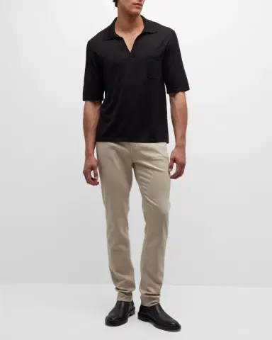 MONFRÈRE Men 's Parisian Luxe Brando Khaki Pants | Thumbnail 2 MONFRÈRE Men 's Parisian Luxe Brando Khaki Pants | Thumbnail 2