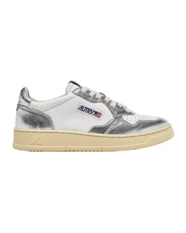 Autry Medalist Low-Top Bicolor Leather Sneakers | Thumbnail 1 Autry Medalist Low-Top Bicolor Leather Sneakers | Thumbnail 1