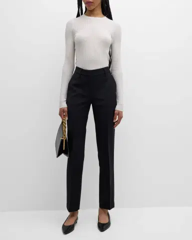 Gabriela Hearst Browning Cashmere Ribbed Top | Thumbnail 2 Gabriela Hearst Browning Cashmere Ribbed Top | Thumbnail 2