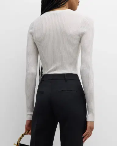 Gabriela Hearst Browning Cashmere Ribbed Top | Thumbnail 3 Gabriela Hearst Browning Cashmere Ribbed Top | Thumbnail 3
