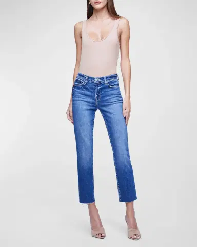 L 'AGENCE Sada High Rise Slim Crop Jeans | Thumbnail 3 L 'AGENCE Sada High Rise Slim Crop Jeans | Thumbnail 3