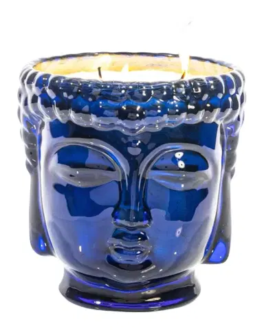 Thompson Ferrier 40 oz Caesonia Sapphire Blue Buddha Candle | Thumbnail 1 Thompson Ferrier 40 oz Caesonia Sapphire Blue Buddha Candle | Thumbnail 1