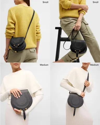 Chloé Marcie Small Crossbody Bag in Grained Calfskin | Thumbnail 7 Chloé Marcie Small Crossbody Bag in Grained Calfskin | Thumbnail 7