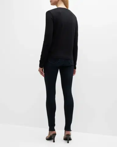 Majestic Filatures Soft Touch Button-Front Cardigan | Thumbnail 4 Majestic Filatures Soft Touch Button-Front Cardigan | Thumbnail 4