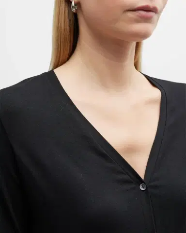 Majestic Filatures Soft Touch Button-Front Cardigan | Thumbnail 5 Majestic Filatures Soft Touch Button-Front Cardigan | Thumbnail 5