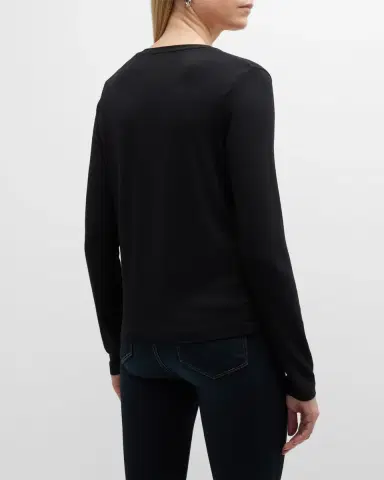Majestic Filatures Soft Touch Button-Front Cardigan | Thumbnail 6 Majestic Filatures Soft Touch Button-Front Cardigan | Thumbnail 6