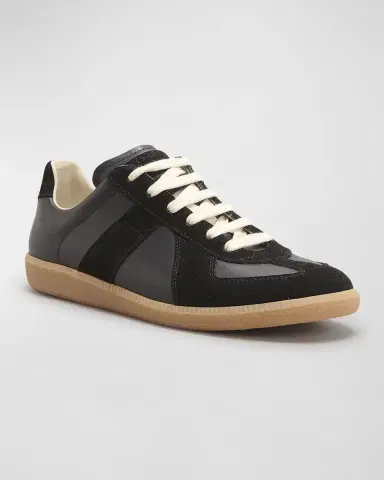 Maison Margiela Replica Suede & Leather Sneakers | Thumbnail 2 Maison Margiela Replica Suede & Leather Sneakers | Thumbnail 2
