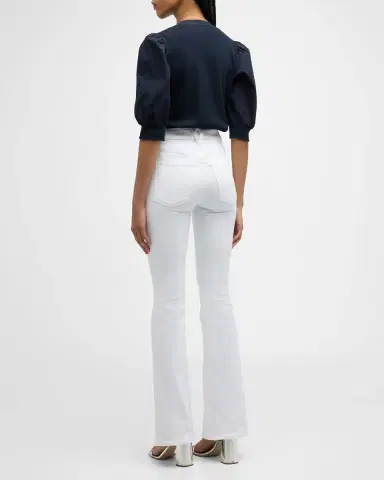 Veronica Beard Coralee Puff Sleeve Button-Front Top | Thumbnail 6 Veronica Beard Coralee Puff Sleeve Button-Front Top | Thumbnail 6