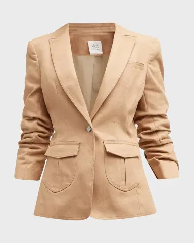 Cinq a Sept Louisa Ruched-Sleeve Jacket | Thumbnail 2 Cinq a Sept Louisa Ruched-Sleeve Jacket | Thumbnail 2