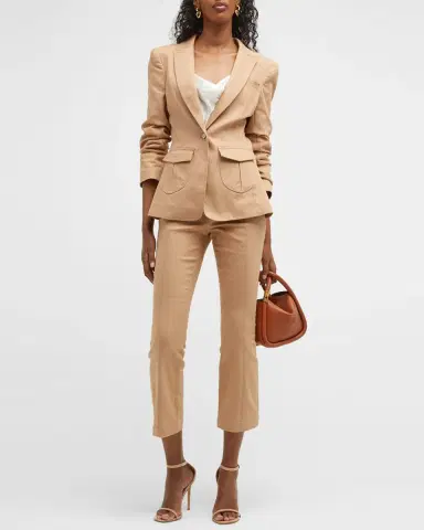 Cinq a Sept Louisa Ruched-Sleeve Jacket | Thumbnail 3 Cinq a Sept Louisa Ruched-Sleeve Jacket | Thumbnail 3