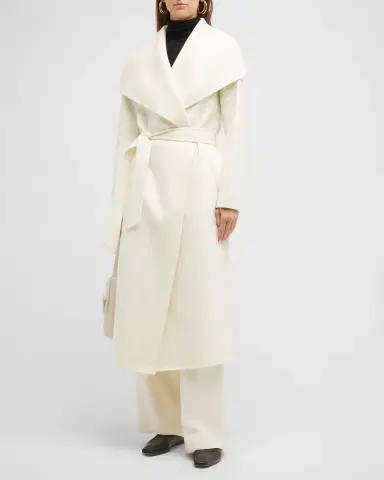 Mackage Mai Wool Belted Wrap Coat | Thumbnail 2 Mackage Mai Wool Belted Wrap Coat | Thumbnail 2