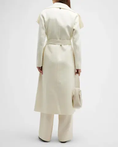 Mackage Mai Wool Belted Wrap Coat | Thumbnail 4 Mackage Mai Wool Belted Wrap Coat | Thumbnail 4