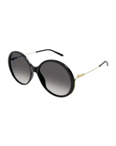 Chloé Oversized Round Acetate and Metal Sunglasses | Thumbnail 1 Chloé Oversized Round Acetate and Metal Sunglasses | Thumbnail 1