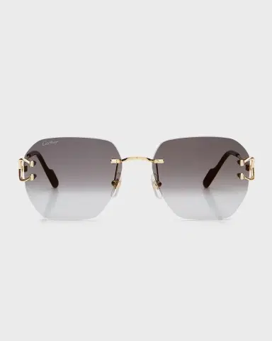 Cartier Rimless Square Metal Sunglasses | Thumbnail 3 Cartier Rimless Square Metal Sunglasses | Thumbnail 3