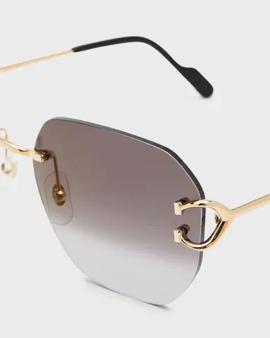Cartier Rimless Square Metal Sunglasses | Thumbnail 5 Cartier Rimless Square Metal Sunglasses | Thumbnail 5