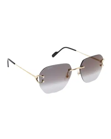 Cartier Rimless Square Metal Sunglasses | Thumbnail 1 Cartier Rimless Square Metal Sunglasses | Thumbnail 1
