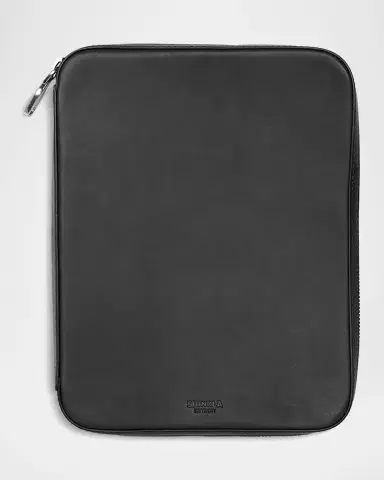 Shinola Men's Tech Portfolio Leather Zip Pouch | Thumbnail 2 Shinola Men's Tech Portfolio Leather Zip Pouch | Thumbnail 2