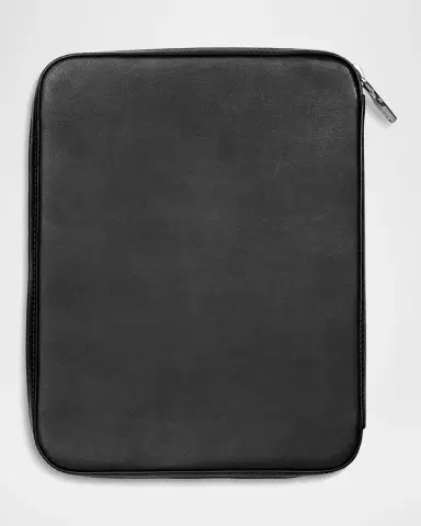 Shinola Men's Tech Portfolio Leather Zip Pouch | Thumbnail 4 Shinola Men's Tech Portfolio Leather Zip Pouch | Thumbnail 4