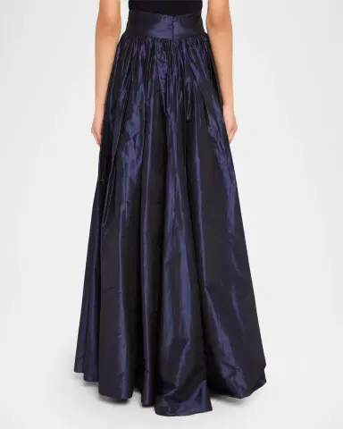 Carolina Herrera Pleated Silk Ball Skirt | Thumbnail 3 Carolina Herrera Pleated Silk Ball Skirt | Thumbnail 3