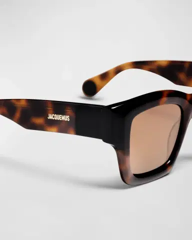 Jacquemus Les Lunettes Baci Square Acetate Sunglasses | Thumbnail 3 Jacquemus Les Lunettes Baci Square Acetate Sunglasses | Thumbnail 3