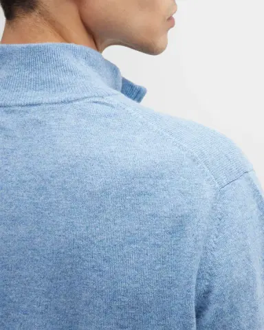 Neiman Marcus Men's Wool-Cashmere 1/4-Zip Sweater | Thumbnail 7 Neiman Marcus Men's Wool-Cashmere 1/4-Zip Sweater | Thumbnail 7