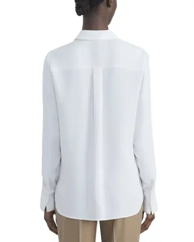Lafayette 148 New York Scottie Silk Button-Down Blouse | Thumbnail 1 Lafayette 148 New York Scottie Silk Button-Down Blouse | Thumbnail 1