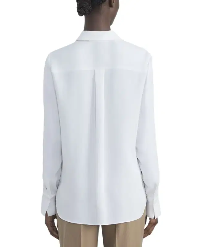 Scottie Silk Button-Down Blouse Scottie Silk Button-Down Blouse