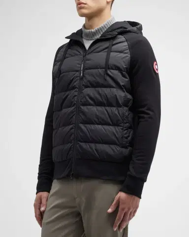 Canada Goose Men 's Hybridge Huron Padded-Front Jacket | Thumbnail 3 Canada Goose Men 's Hybridge Huron Padded-Front Jacket | Thumbnail 3