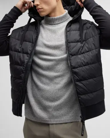 Canada Goose Men 's Hybridge Huron Padded-Front Jacket | Thumbnail 6 Canada Goose Men 's Hybridge Huron Padded-Front Jacket | Thumbnail 6