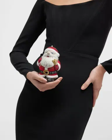Judith Leiber Couture Kris' Santa Minaudiere | Thumbnail 2 Judith Leiber Couture Kris' Santa Minaudiere | Thumbnail 2