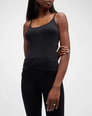 LESET Cotton Pointelle Scalloped Tank Top | Thumbnail 7 LESET Cotton Pointelle Scalloped Tank Top | Thumbnail 7
