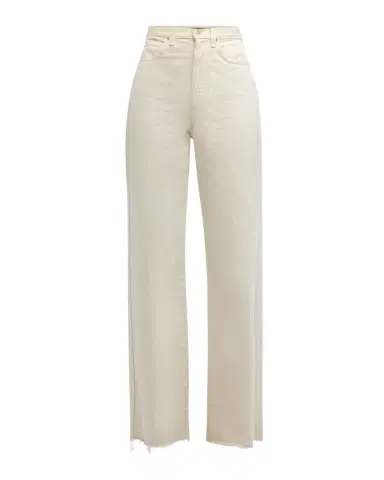 Veronica Beard Taylor Wide-Leg Frayed Jeans | Thumbnail 1 Veronica Beard Taylor Wide-Leg Frayed Jeans | Thumbnail 1