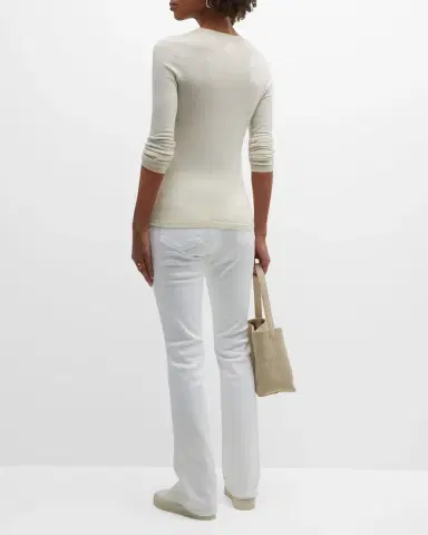 Lafayette 148 New York Kick Flare Mercer Jean | Thumbnail 4 Lafayette 148 New York Kick Flare Mercer Jean | Thumbnail 4