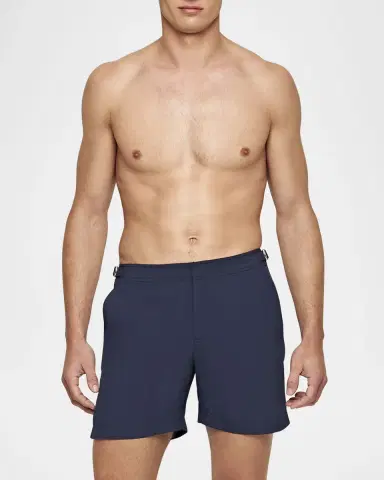 Orlebar Brown Men's Bulldog Solid Swim Shorts | Thumbnail 4 Orlebar Brown Men's Bulldog Solid Swim Shorts | Thumbnail 4