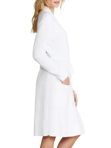 Barefoot Dreams Women's CozyChic Lite Rib-Knit Robe - Sea Salt | Thumbnail 3 Barefoot Dreams Women's CozyChic Lite Rib-Knit Robe - Sea Salt | Thumbnail 3