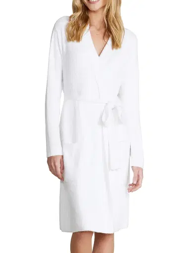 Barefoot Dreams Women's CozyChic Lite Rib-Knit Robe - Sea Salt | Thumbnail 1 Barefoot Dreams Women's CozyChic Lite Rib-Knit Robe - Sea Salt | Thumbnail 1