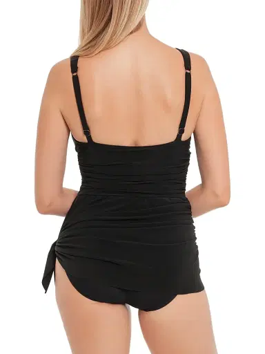 Magicsuit Women's Celine Solid One-Piece Swimdress - Black | Thumbnail 5 Magicsuit Women's Celine Solid One-Piece Swimdress - Black | Thumbnail 5