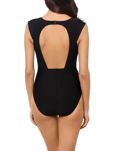 Magicsuit Women's Solids Dash Plunging V-Neck One-Piece Swimsuit - Black | Thumbnail 4 Magicsuit Women's Solids Dash Plunging V-Neck One-Piece Swimsuit - Black | Thumbnail 4