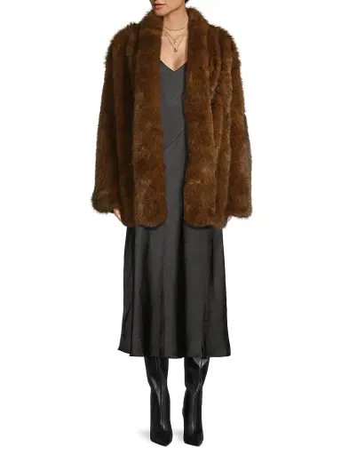 Et Ochs Women's Cooper Pelted Coat | Thumbnail 2 Et Ochs Women's Cooper Pelted Coat | Thumbnail 2