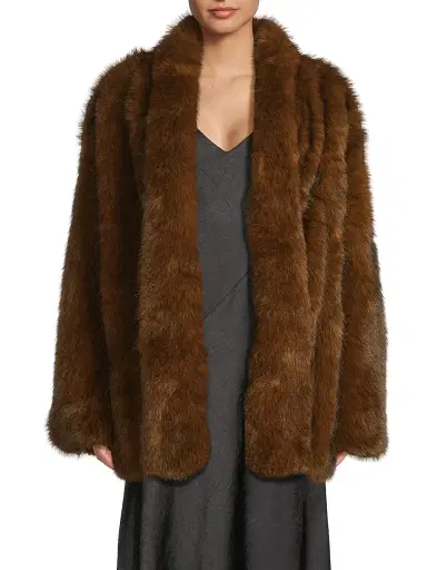 Et Ochs Women's Cooper Pelted Coat | Thumbnail 3 Et Ochs Women's Cooper Pelted Coat | Thumbnail 3