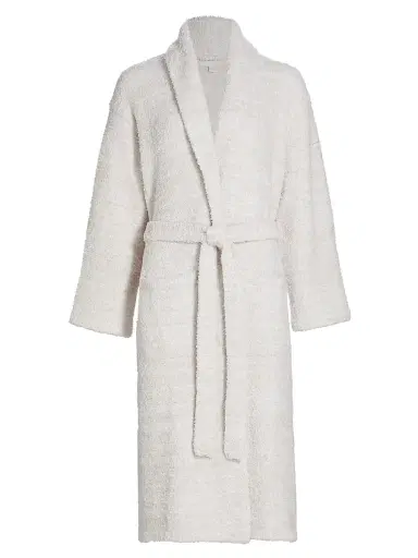Barefoot Dreams Women's The CozyChic Adult Robe - Stone White | Thumbnail 1 Barefoot Dreams Women's The CozyChic Adult Robe - Stone White | Thumbnail 1