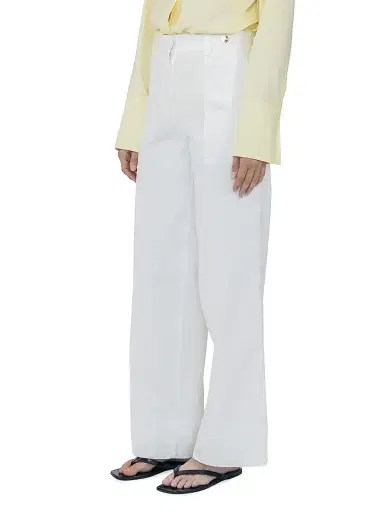 Callas Milano Women's Sailor Wide Leg Pants - White | Thumbnail 4 Callas Milano Women's Sailor Wide Leg Pants - White | Thumbnail 4