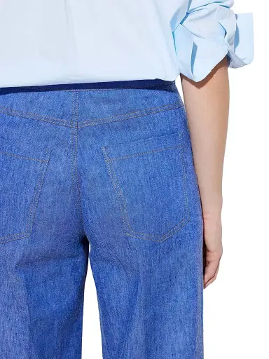 Callas Milano Women's Jane - Stretch Denim Flare-leg High Waist Jeans - Pale Blue | Thumbnail 5 Callas Milano Women's Jane - Stretch Denim Flare-leg High Waist Jeans - Pale Blue | Thumbnail 5