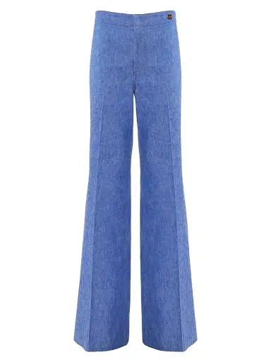 Callas Milano Women's Jane - Stretch Denim Flare-leg High Waist Jeans - Pale Blue | Thumbnail 1 Callas Milano Women's Jane - Stretch Denim Flare-leg High Waist Jeans - Pale Blue | Thumbnail 1