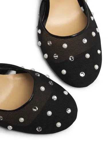 Nalebe Women's Stellar 100MM Embellished Pumps - Black | Thumbnail 6 Nalebe Women's Stellar 100MM Embellished Pumps - Black | Thumbnail 6