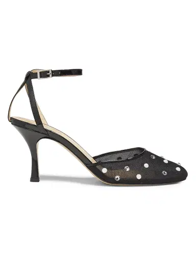 Nalebe Women's Stellar 100MM Embellished Pumps - Black | Thumbnail 1 Nalebe Women's Stellar 100MM Embellished Pumps - Black | Thumbnail 1