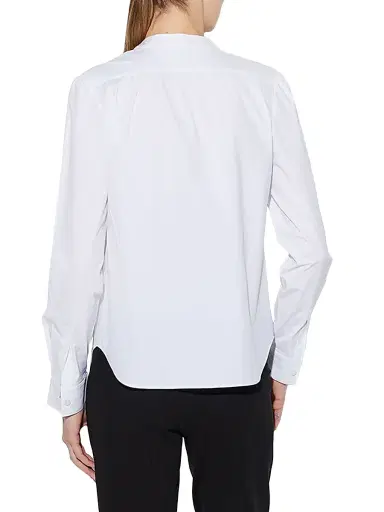 Callas Milano Women's Olympia Long Sleeve Poplin Top - White | Thumbnail 3 Callas Milano Women's Olympia Long Sleeve Poplin Top - White | Thumbnail 3