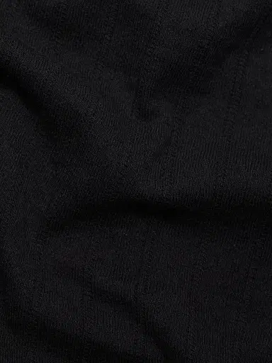 LESET Women's Pointelle-Knit Classic Tank - Black | Thumbnail 7 LESET Women's Pointelle-Knit Classic Tank - Black | Thumbnail 7