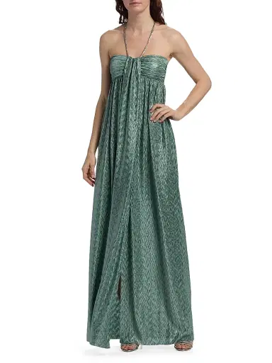 Sabina Musáyev Women's Bruna Strapless Gown - Smoked Sage | Thumbnail 2 Sabina Musáyev Women's Bruna Strapless Gown - Smoked Sage | Thumbnail 2